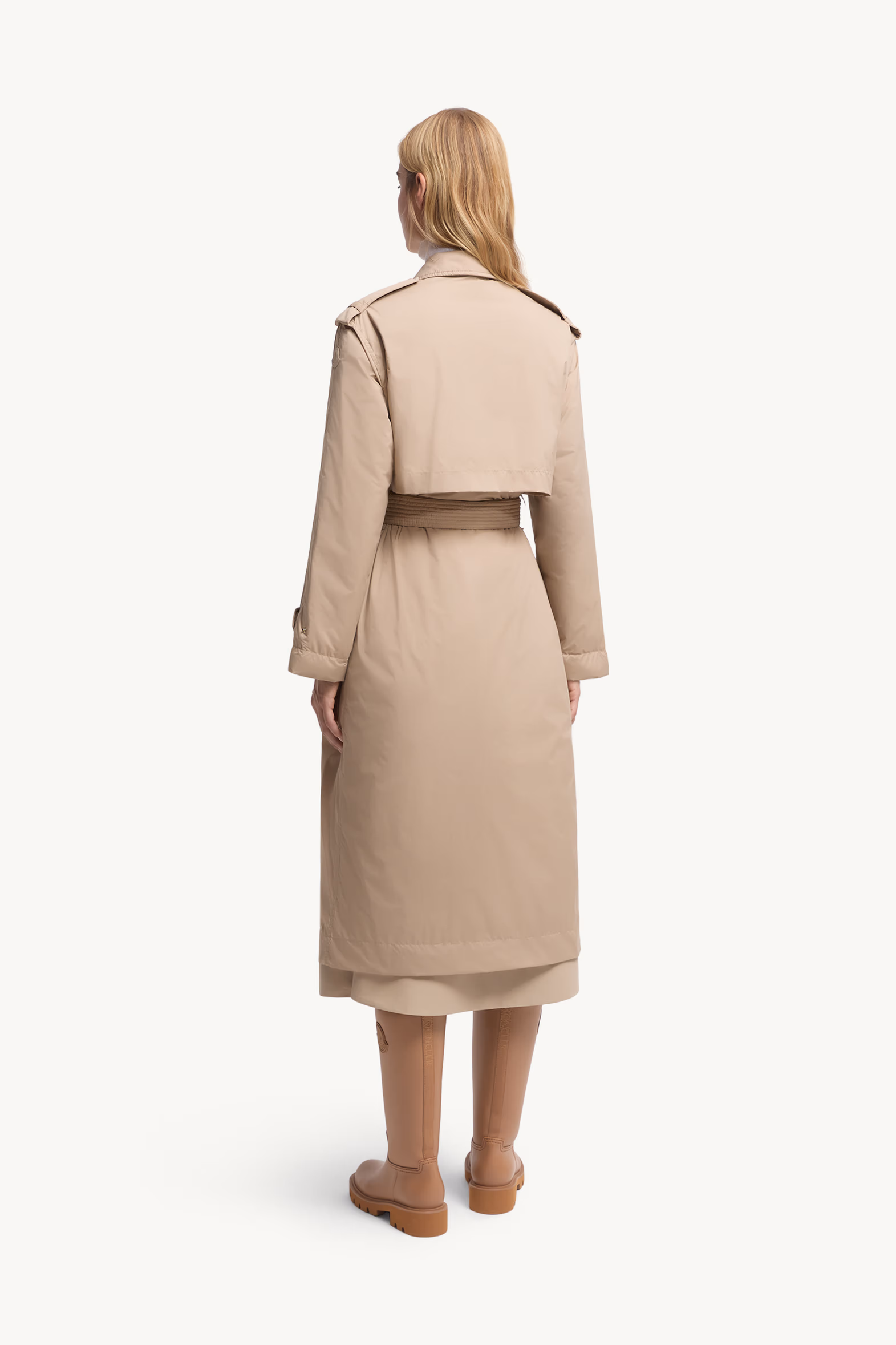 Gabardina plumífero Yevre Mujer Beige Moncler 5